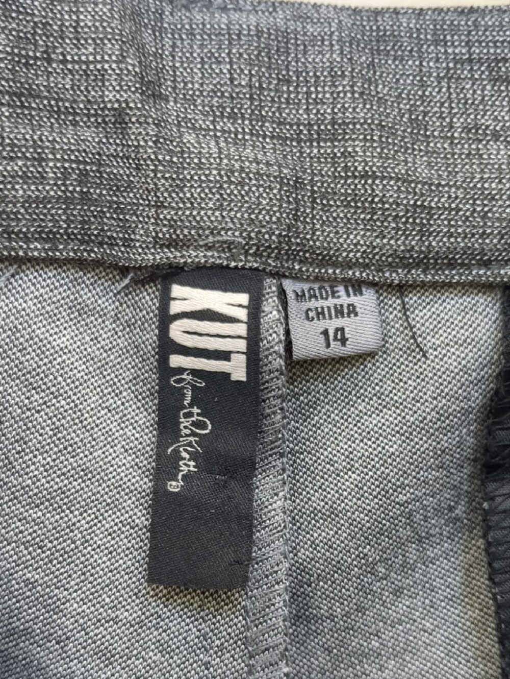 Kut From The Kloth NWT Womens Rose Bootcut Dress Pants Size 14 gray Marble - Picture 8 of 10